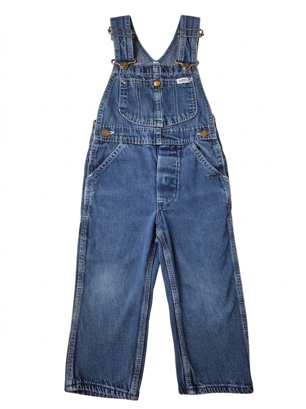 Vintage 80s Lee Kids Denim Overalls Made in USA 3T